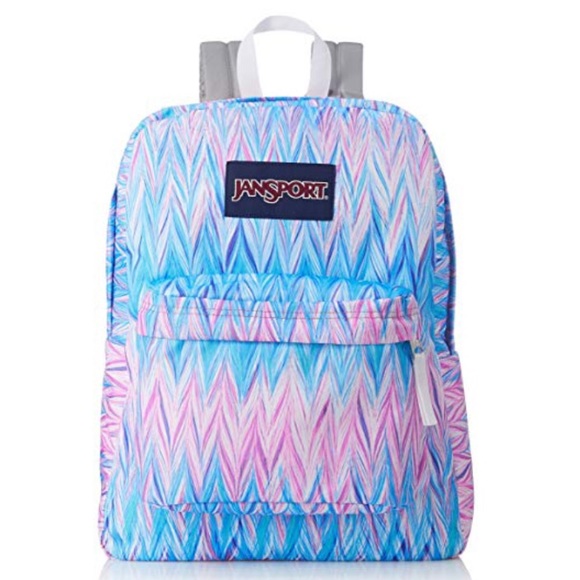 jansport big student backpack painted chevron